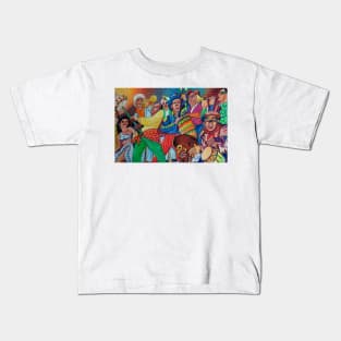 Mural painting on a facade in Cuba Kids T-Shirt